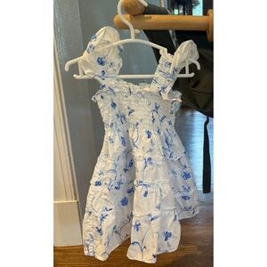 Tiny Ellie Nap Dress size 2 Blue Botanicals